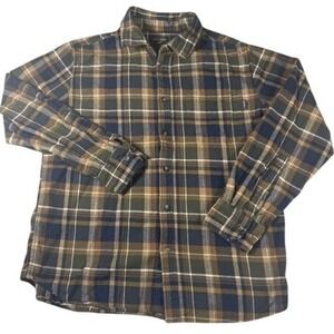 Eddie Bauer Shirt‎ Men's Size Large Brown